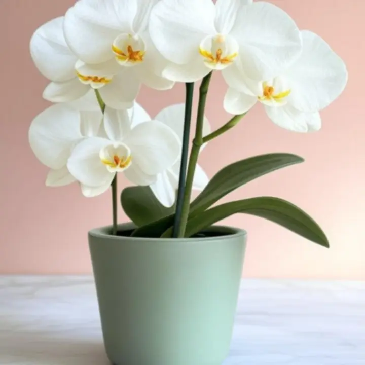 Luxus szobanövény elegáns kaspóban ajándékcsomagolásban