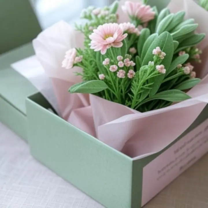 Havi virágelőfizetés ajándékdobozban szezonális virágokkal